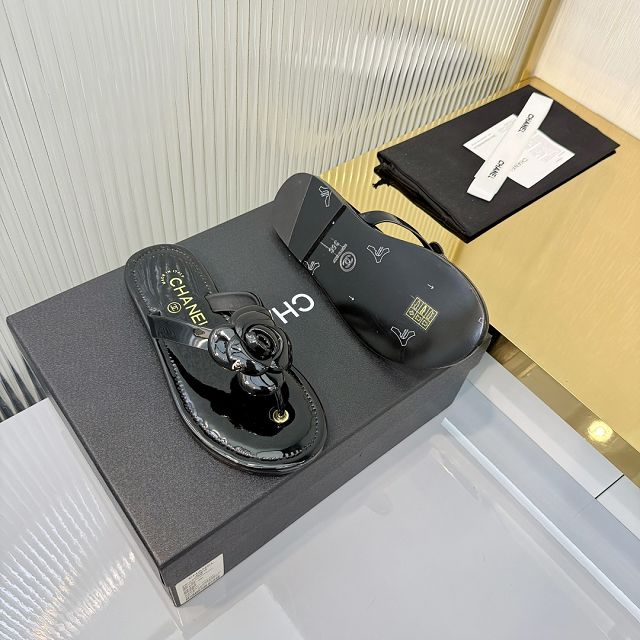 CC original lambskin thongs CH00392