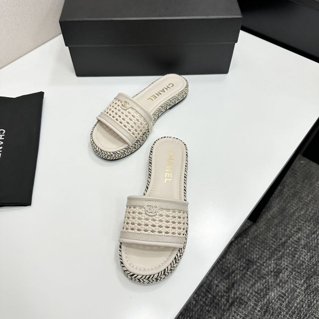 CC original raffia mules CH00381