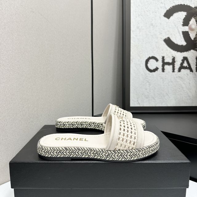 CC original raffia mules CH00381
