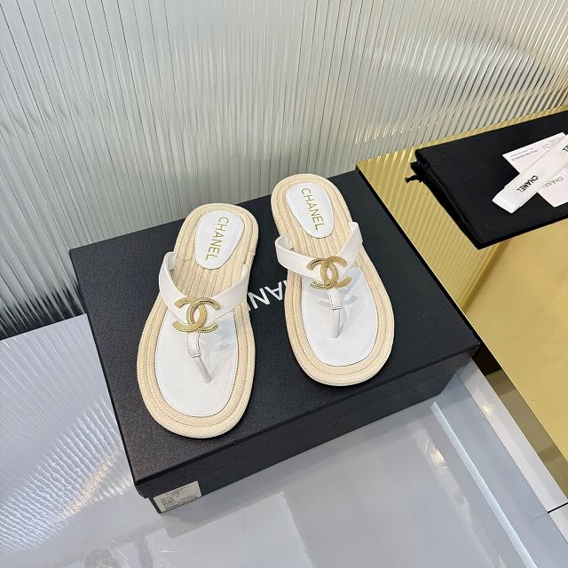 CC original raffia mules CH00391