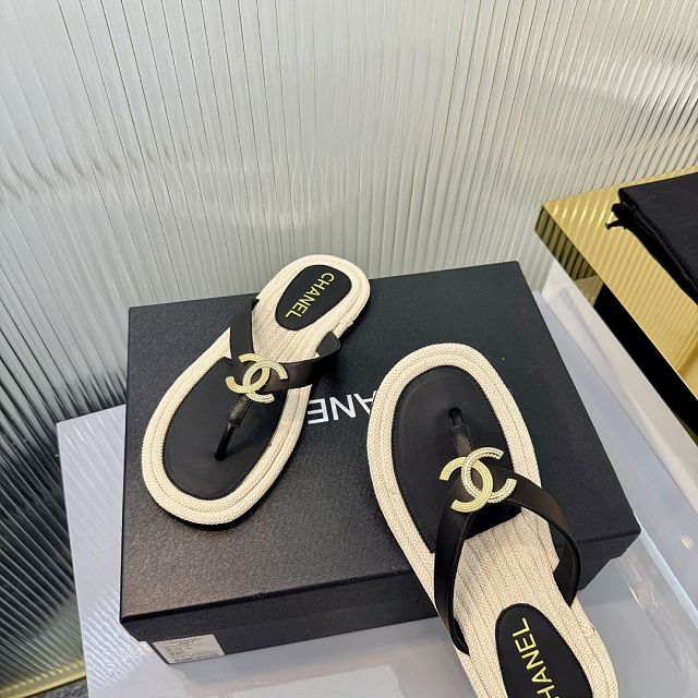 CC original raffia mules CH00391