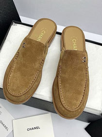 CC original suede calfskin mules CH00414