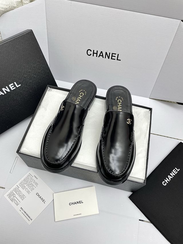 CC original suede calfskin mules CH00414