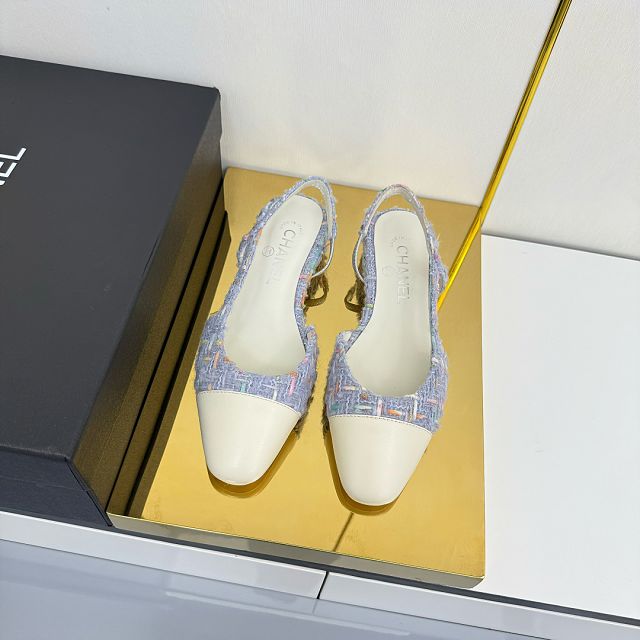 CC original suede calfskin slingbacks CH00429