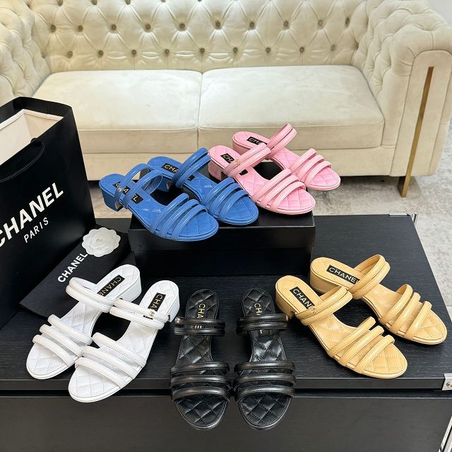 CC original lambskin 35mm sandals CH00437