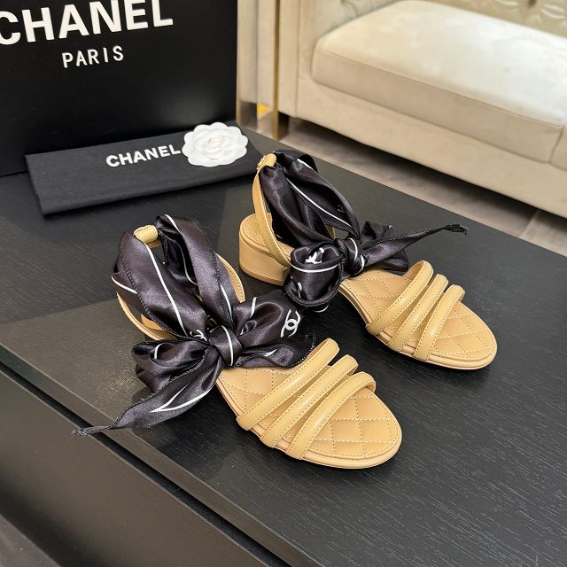 CC original lambskin 40mm sandals CH00447