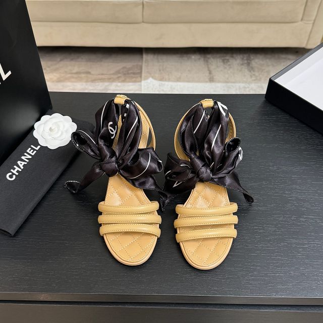 CC original lambskin 65mm sandals CH00446
