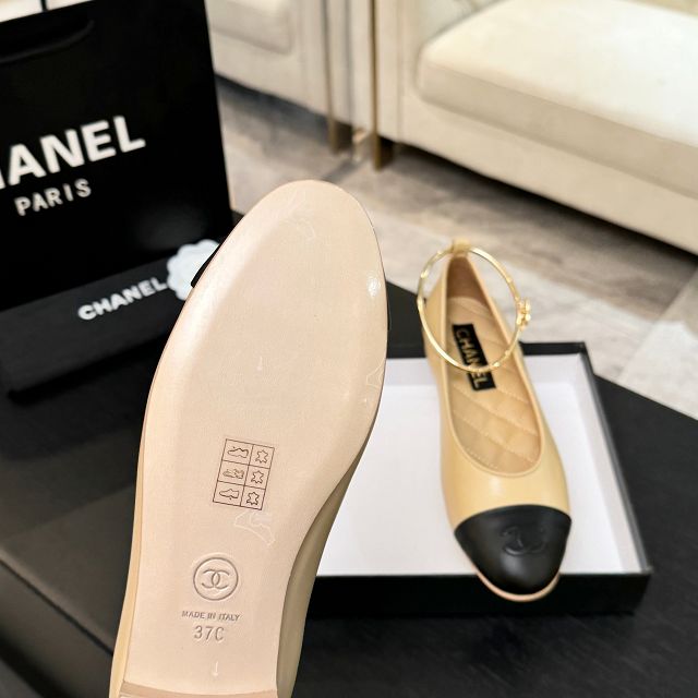CC original lambskin ballet flats CH00442
