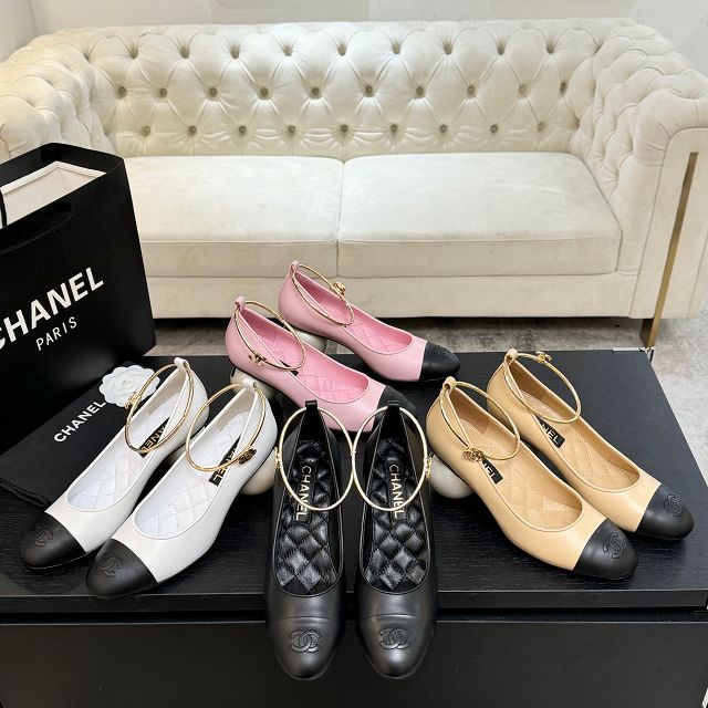 CC original lambskin ballet flats CH00443