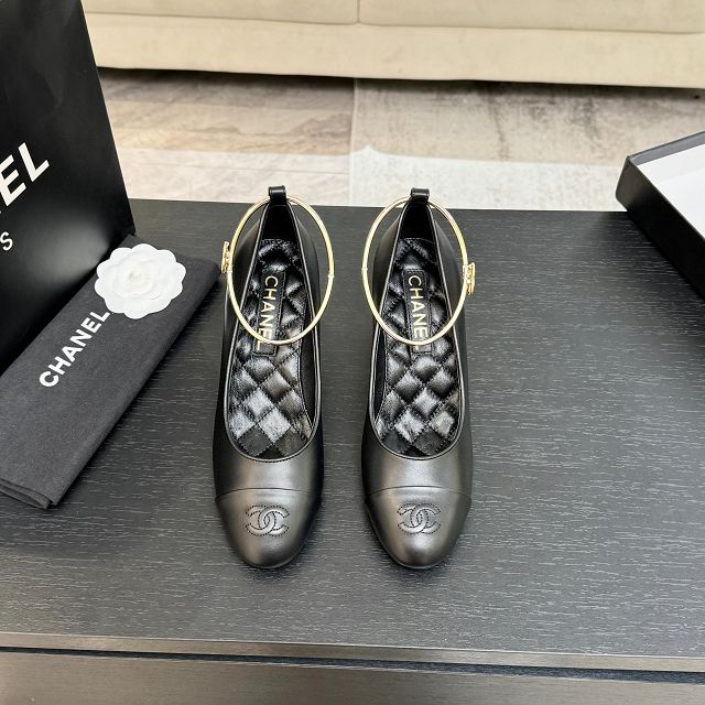 CC original lambskin ballet flats CH00443