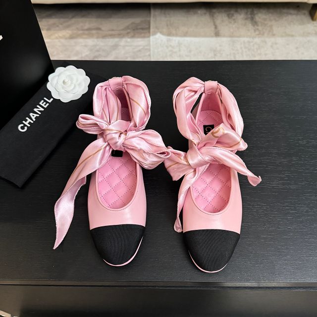 CC original lambskin ballet flats CH00445