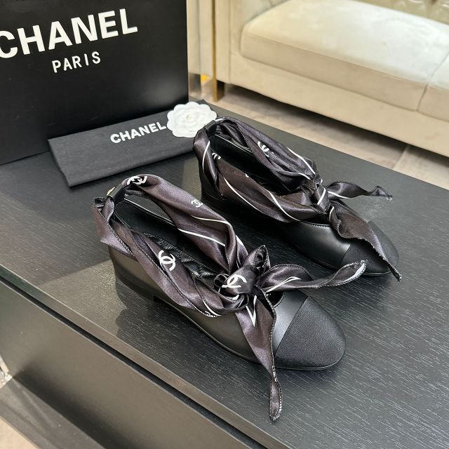 CC original lambskin ballet flats CH00445