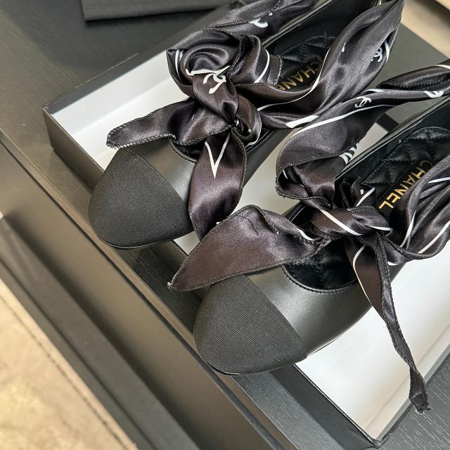 CC original lambskin ballet flats CH00445