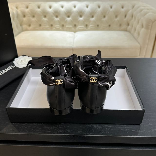 CC original lambskin ballet flats CH00445