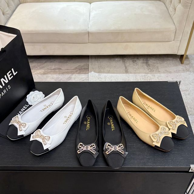 CC original lambskin ballet flats CH00469