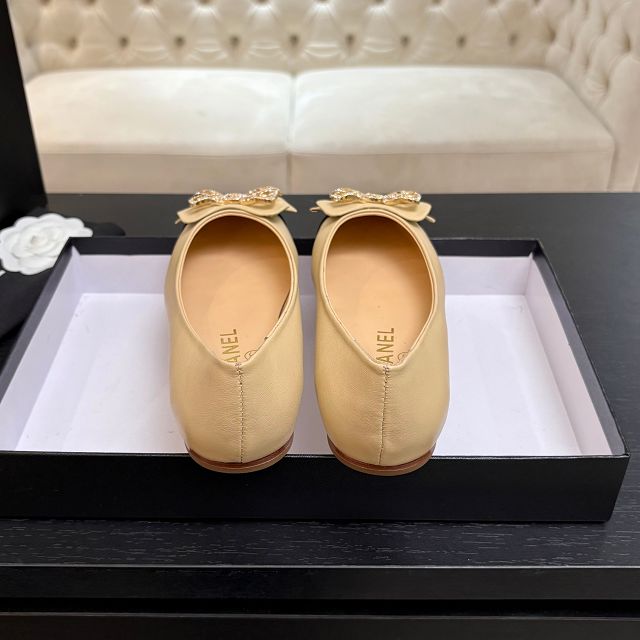 CC original lambskin ballet flats CH00469