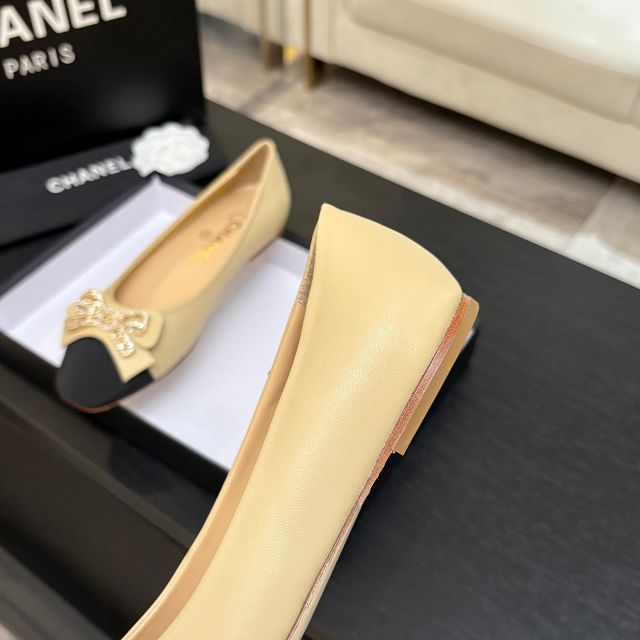 CC original lambskin ballet flats CH00469