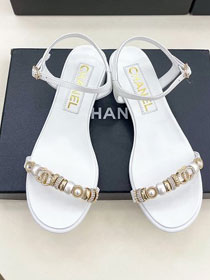 CC original lambskin 30mm mules CH00434