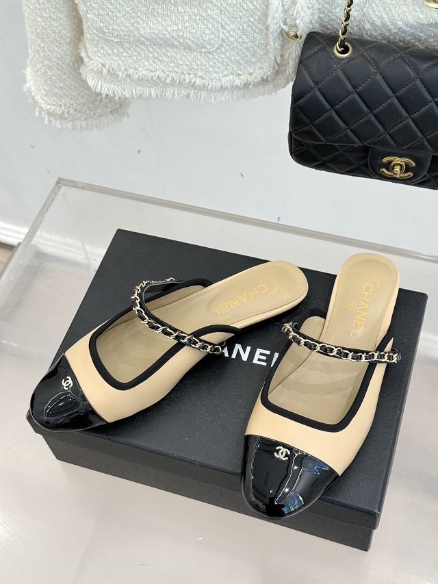 CC original lambskin mules CH00465