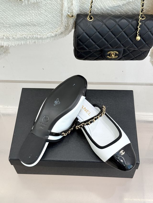 CC original lambskin mules CH00465