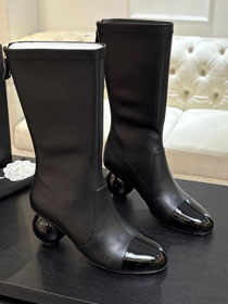 CC original lambskin short boots CH00450