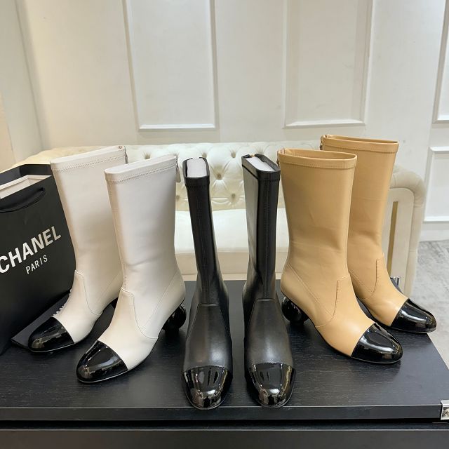 CC original lambskin short boots CH00450