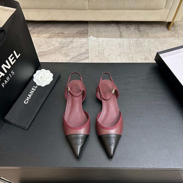 CC original lambskin slingbacks CH00441