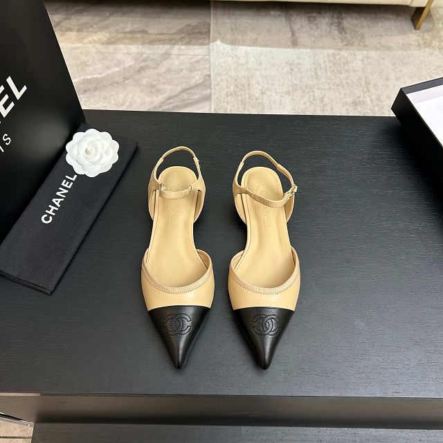 CC original lambskin slingbacks CH00441