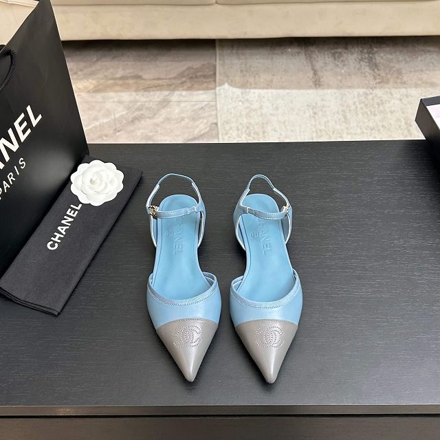 CC original lambskin slingbacks CH00441