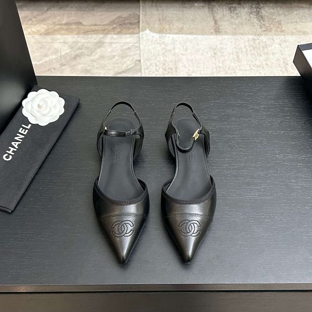 CC original lambskin slingbacks CH00441