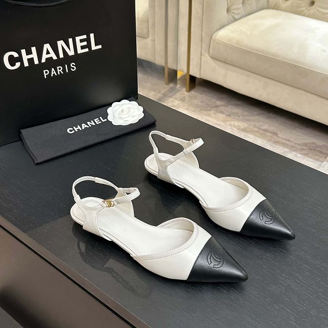 CC original lambskin slingbacks CH00441