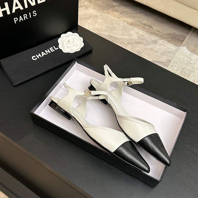 CC original lambskin slingbacks CH00441