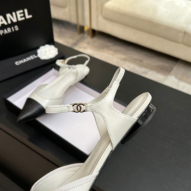 CC original lambskin slingbacks CH00441