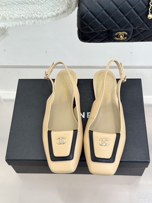 CC original lambskin slingbacks CH00466