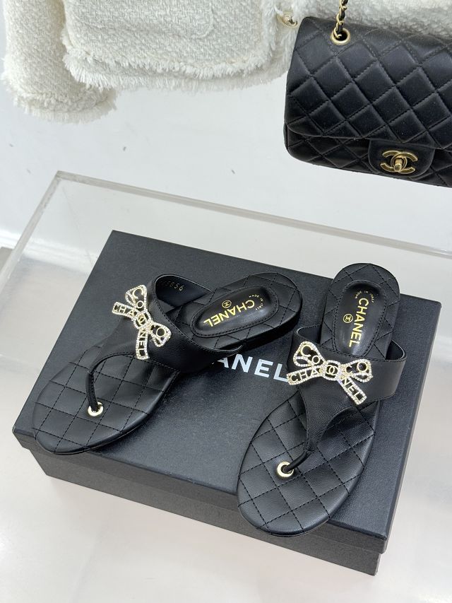 CC original lambskin thongs CH00457