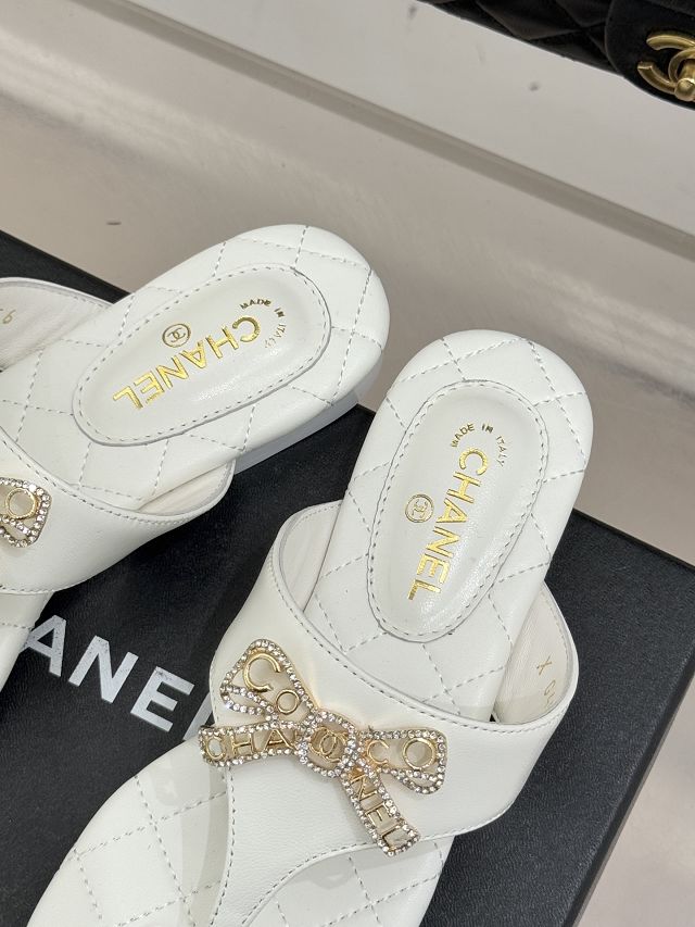 CC original lambskin thongs CH00457