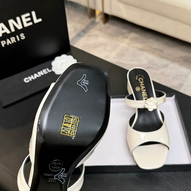 CC original patent calfskin 40mm sandals CH00467