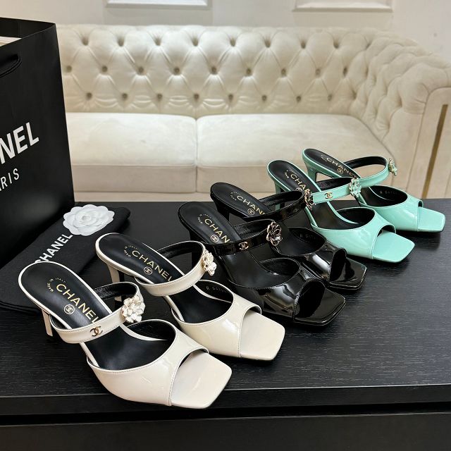 CC original patent calfskin 65mm sandals CH00468