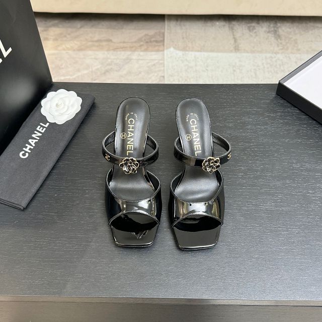 CC original patent calfskin 65mm sandals CH00468