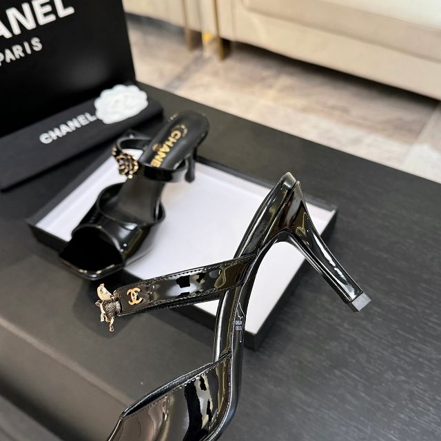 CC original patent calfskin 65mm sandals CH00468