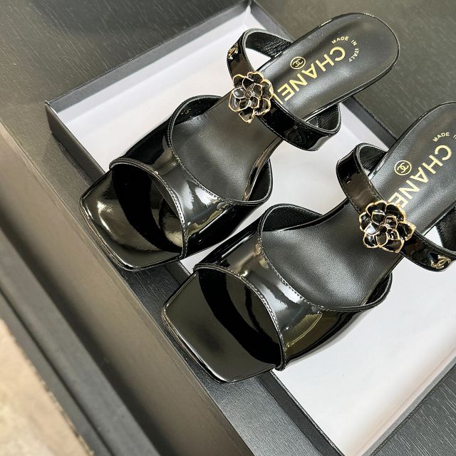 CC original patent calfskin 65mm sandals CH00468