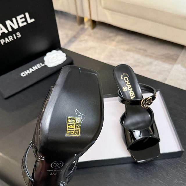 CC original patent calfskin 65mm sandals CH00468