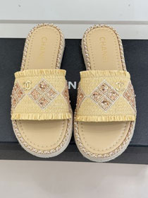 CC original raffia mules CH00454