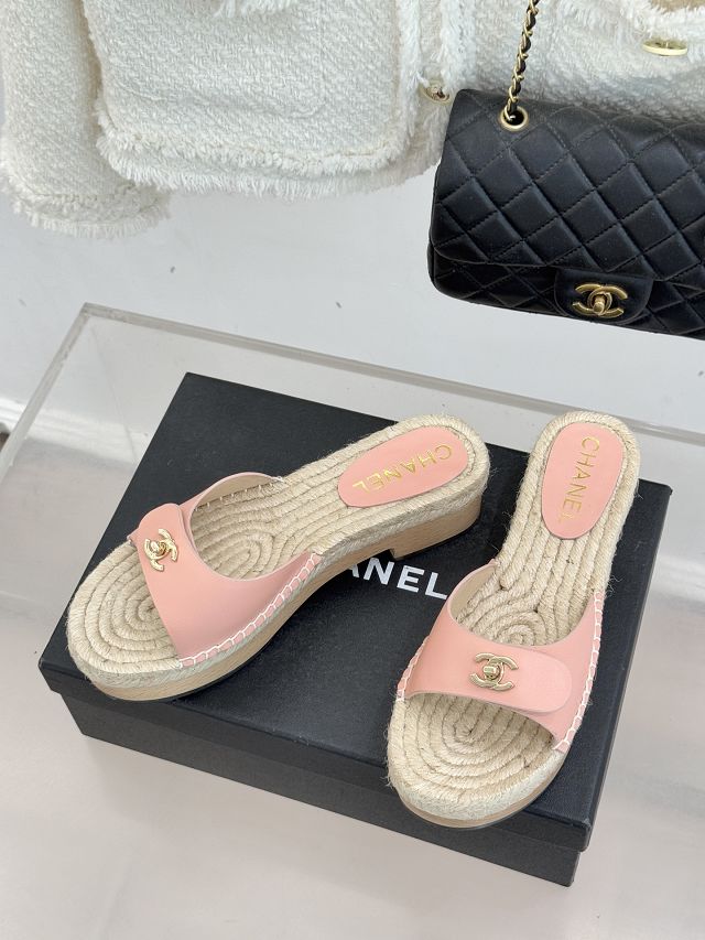 CC original raffia mules CH00455