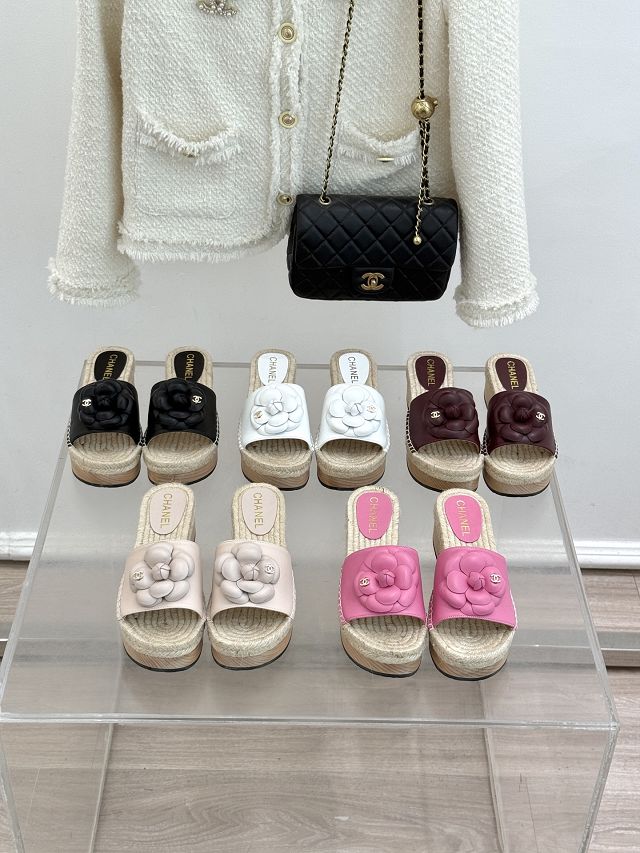 CC original raffia mules CH00456