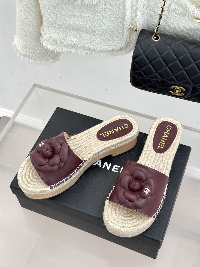 CC original raffia mules CH00456