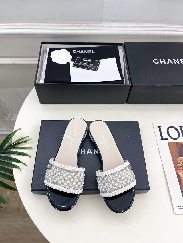 CC original tweed mules CH00433