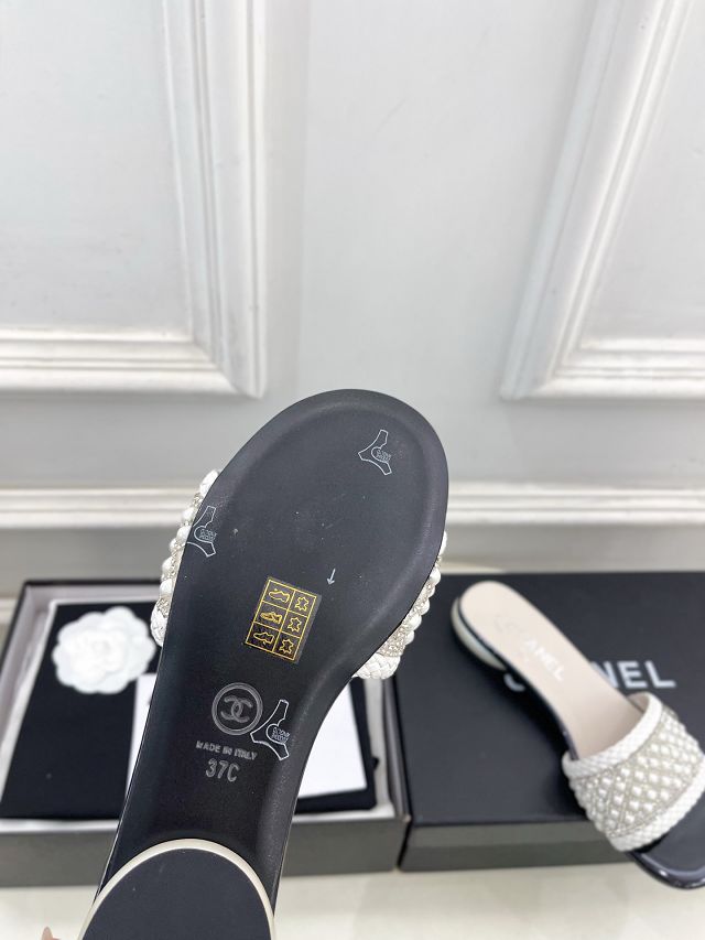 CC original tweed mules CH00433