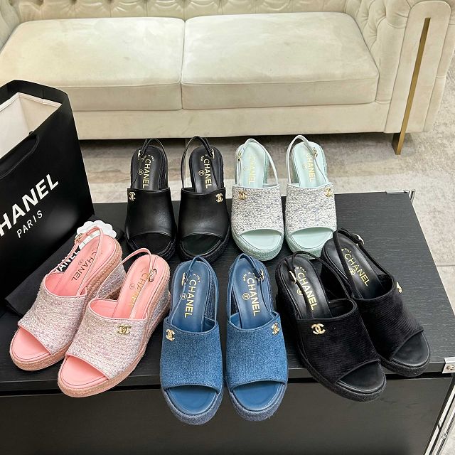 CC original lambskin 110mm sandals CH00474