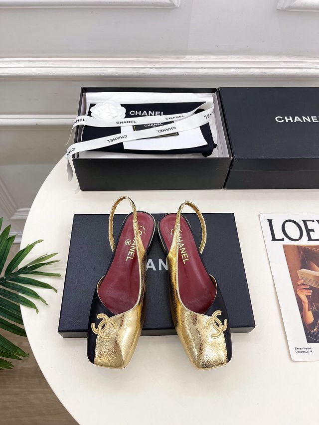 CC original lambskin 25mm slingbacks CH00491